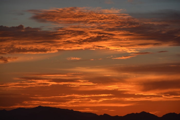 sunset from the Sunset Trail